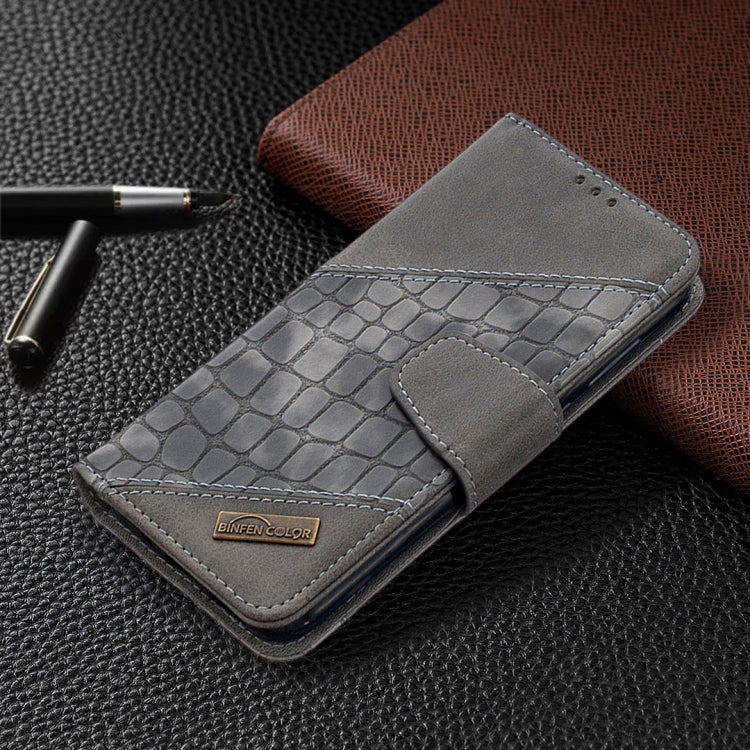 For Huawei Y5(2019) Matching Color Crocodile Texture Horizontal Flip PU Leather Case with Wallet & Holder & Card Slots