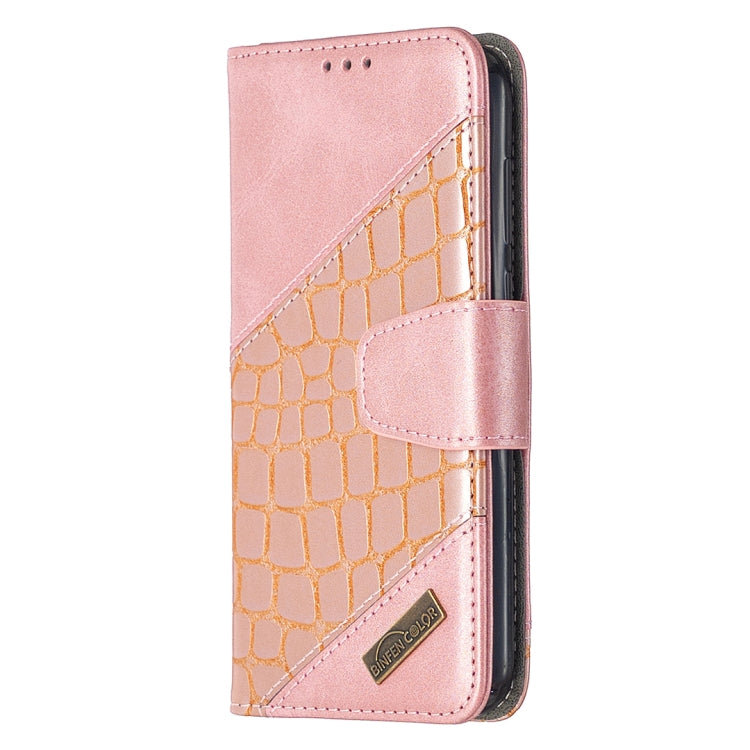 For Huawei Y5(2019) Matching Color Crocodile Texture Horizontal Flip PU Leather Case with Wallet & Holder & Card Slots