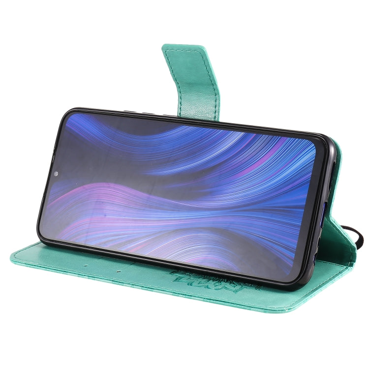 For Xiaomi Redmi 9 Sun Embossing Pattern Horizontal Flip Leather Case with Card Slot & Holder & Wallet & Lanyard