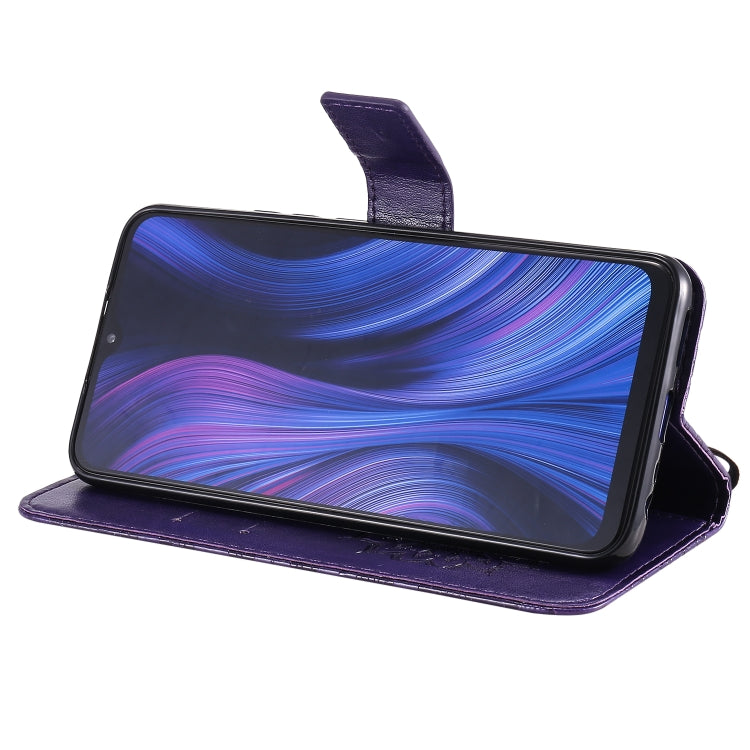 For Xiaomi Redmi 9 Sun Embossing Pattern Horizontal Flip Leather Case with Card Slot & Holder & Wallet & Lanyard