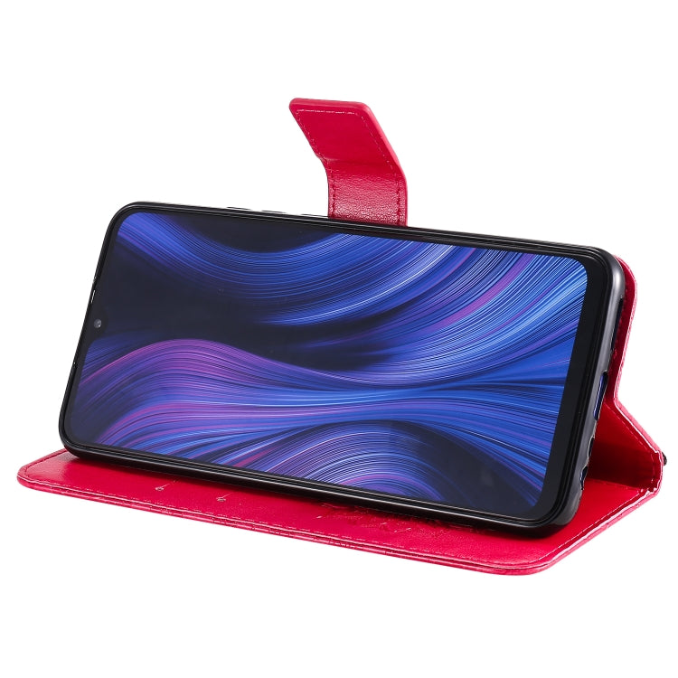 For Xiaomi Redmi 9 Sun Embossing Pattern Horizontal Flip Leather Case with Card Slot & Holder & Wallet & Lanyard