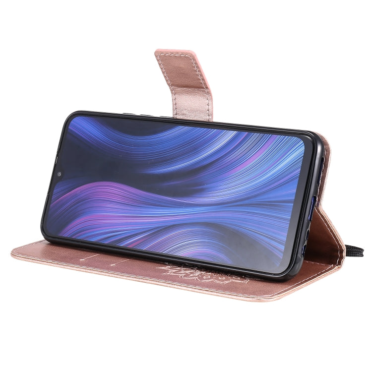 For Xiaomi Redmi 9 Sun Embossing Pattern Horizontal Flip Leather Case with Card Slot & Holder & Wallet & Lanyard