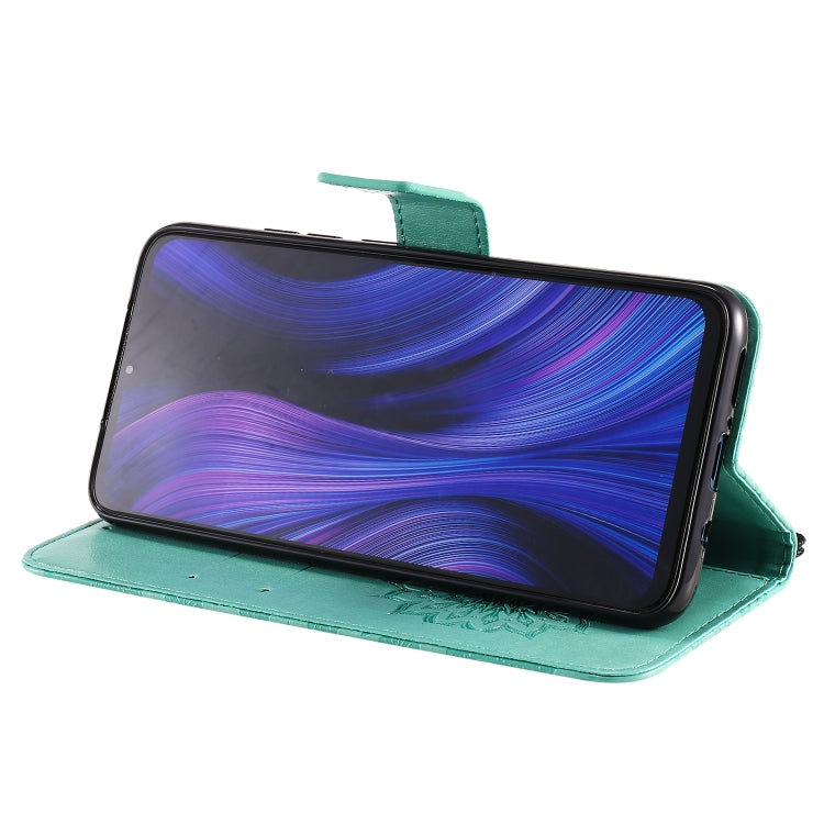 For Xiaomi Redmi 10X 5G / 10X Pro 5G Sun Embossing Pattern Horizontal Flip Leather Case with Card Slot & Holder & Wallet & Lanyard