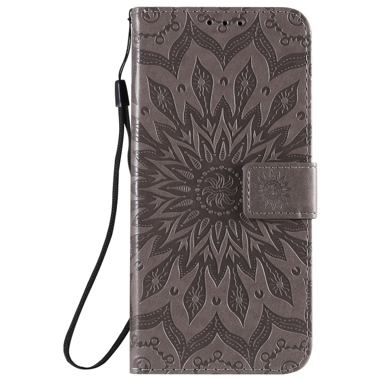 For Xiaomi Redmi 10X 5G / 10X Pro 5G Sun Embossing Pattern Horizontal Flip Leather Case with Card Slot & Holder & Wallet & Lanyard