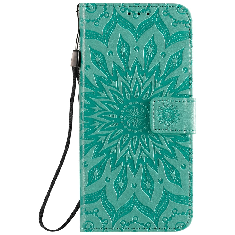 For Xiaomi Mi 10 Lite 5G Sun Embossing Pattern Horizontal Flip Leather Case with Card Slot & Holder & Wallet & Lanyard