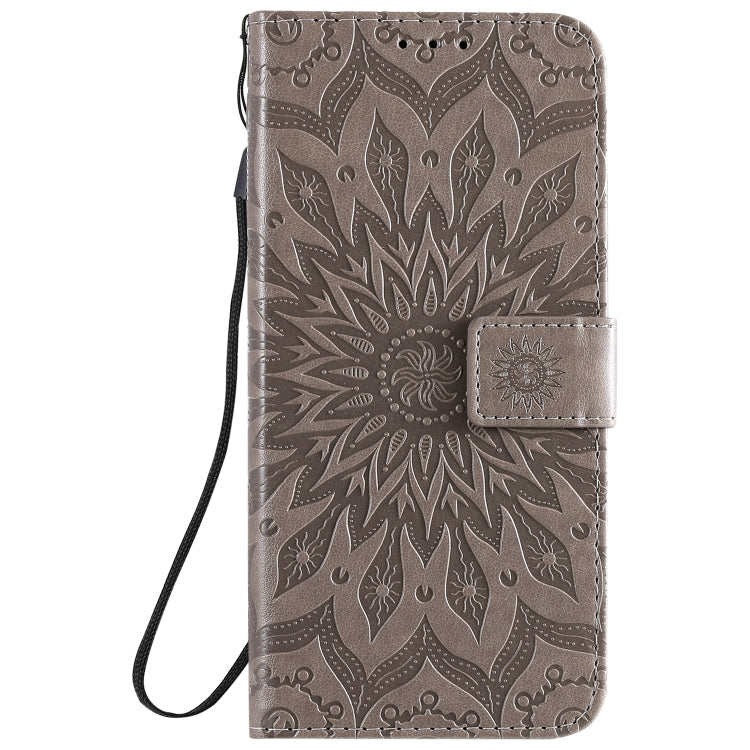 For Xiaomi Mi 10 Lite 5G Sun Embossing Pattern Horizontal Flip Leather Case with Card Slot & Holder & Wallet & Lanyard