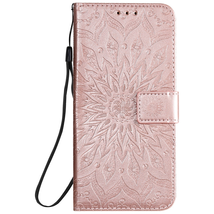 For Xiaomi Mi 10 Lite 5G Sun Embossing Pattern Horizontal Flip Leather Case with Card Slot & Holder & Wallet & Lanyard