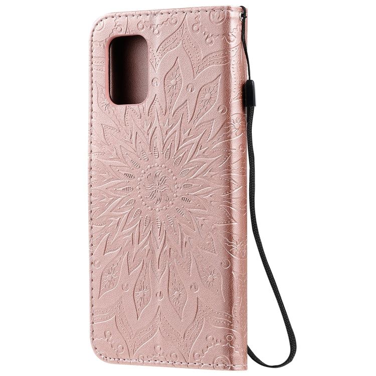 For Xiaomi Mi 10 Lite 5G Sun Embossing Pattern Horizontal Flip Leather Case with Card Slot & Holder & Wallet & Lanyard