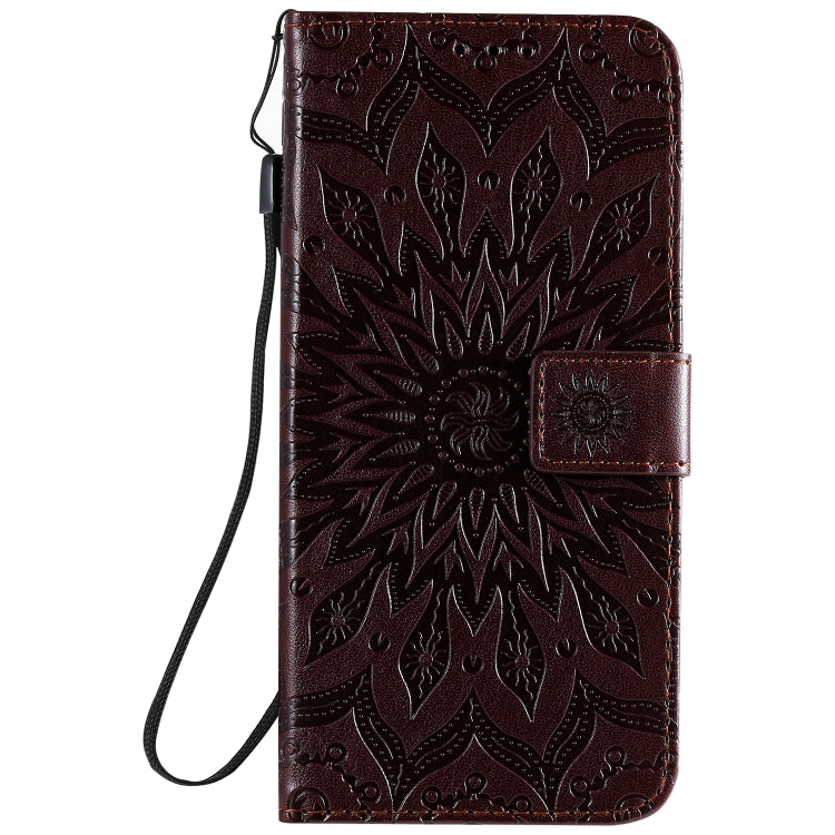 For Xiaomi Mi 10 Lite 5G Sun Embossing Pattern Horizontal Flip Leather Case with Card Slot & Holder & Wallet & Lanyard