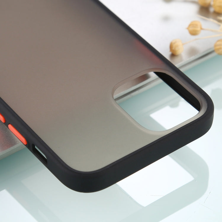 For iPhone 12 mini Skin Feel Series Shockproof Frosted TPU + PC Protective Case