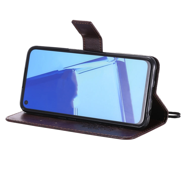 For OPPO A52 / A72 / A92 Sun Embossing Pattern Horizontal Flip Leather Case with Card Slot & Holder & Wallet & Lanyard