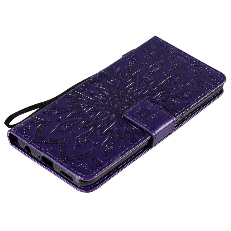 For OPPO Find X2 Lite / Reno3 5G Sun Embossing Pattern Horizontal Flip Leather Case with Card Slot & Holder & Wallet & Lanyard