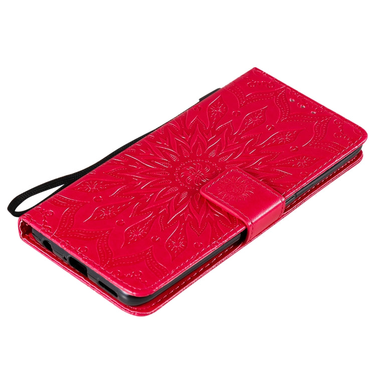 For OPPO Find X2 Lite / Reno3 5G Sun Embossing Pattern Horizontal Flip Leather Case with Card Slot & Holder & Wallet & Lanyard