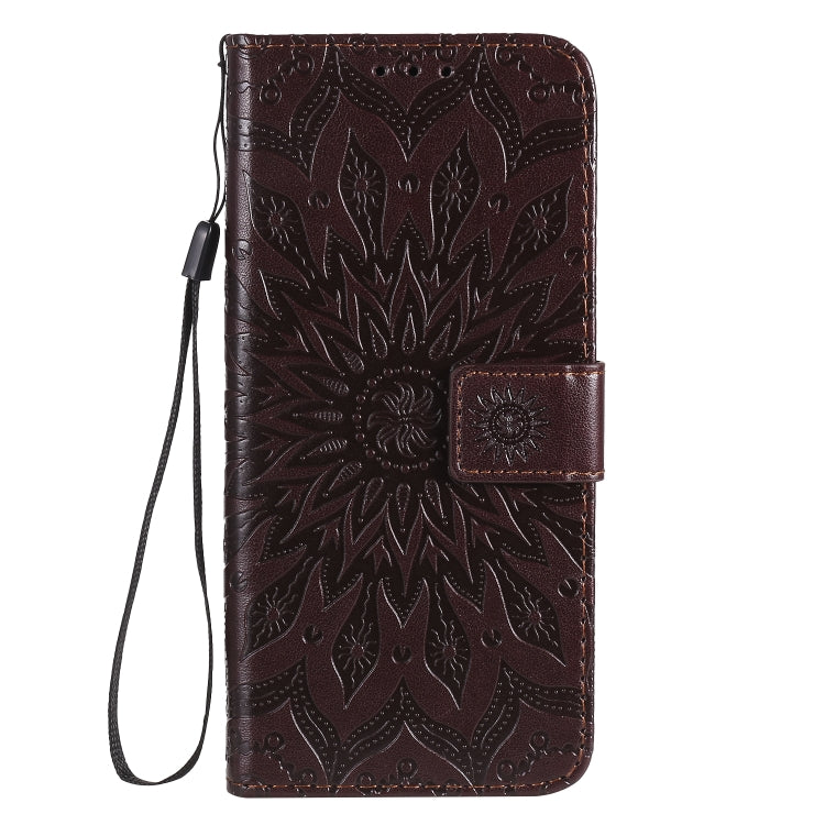 For OPPO Reno4 5G Sun Embossing Pattern Horizontal Flip Leather Case with Card Slot & Holder & Wallet & Lanyard