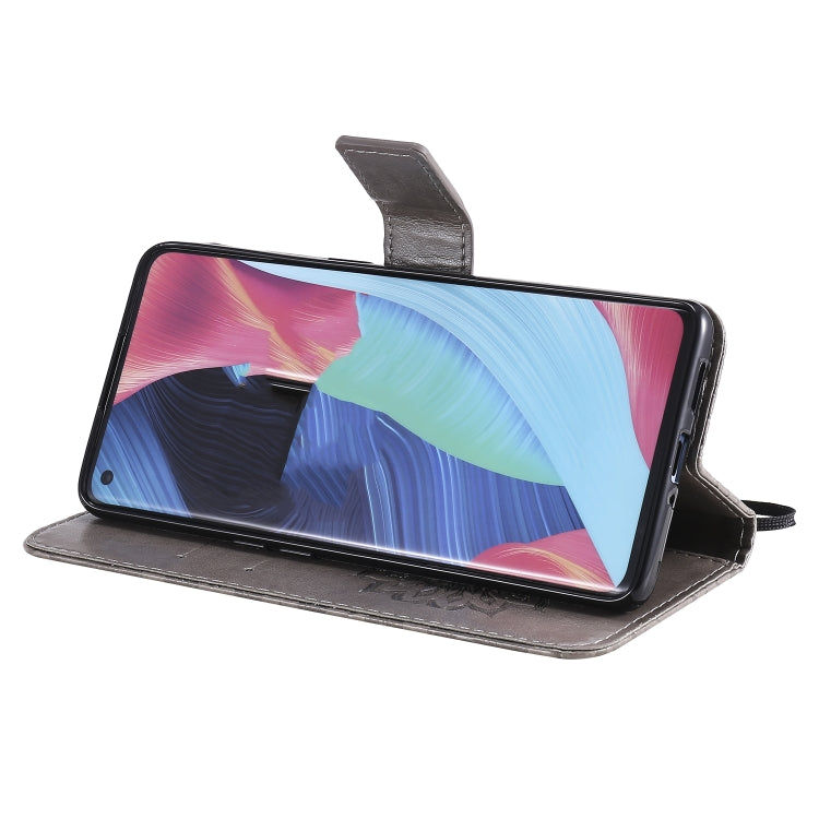 For OPPO Reno4 Pro 5G Sun Embossing Pattern Horizontal Flip Leather Case with Card Slot & Holder & Wallet & Lanyard