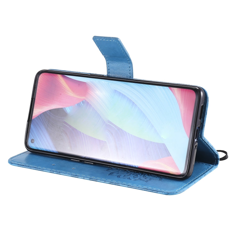 For OPPO Reno4 Pro 5G Sun Embossing Pattern Horizontal Flip Leather Case with Card Slot & Holder & Wallet & Lanyard