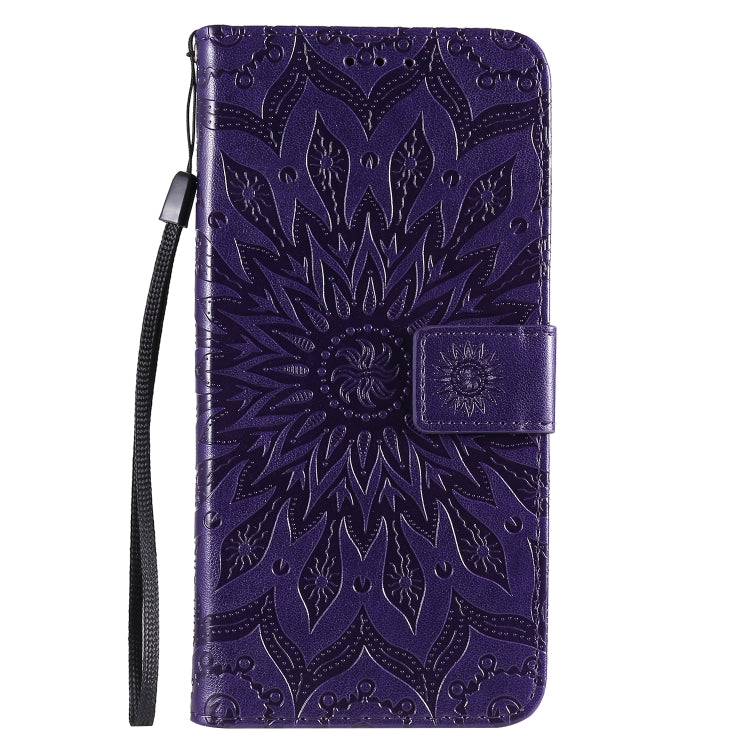 For OPPO Reno4 Pro 5G Sun Embossing Pattern Horizontal Flip Leather Case with Card Slot & Holder & Wallet & Lanyard