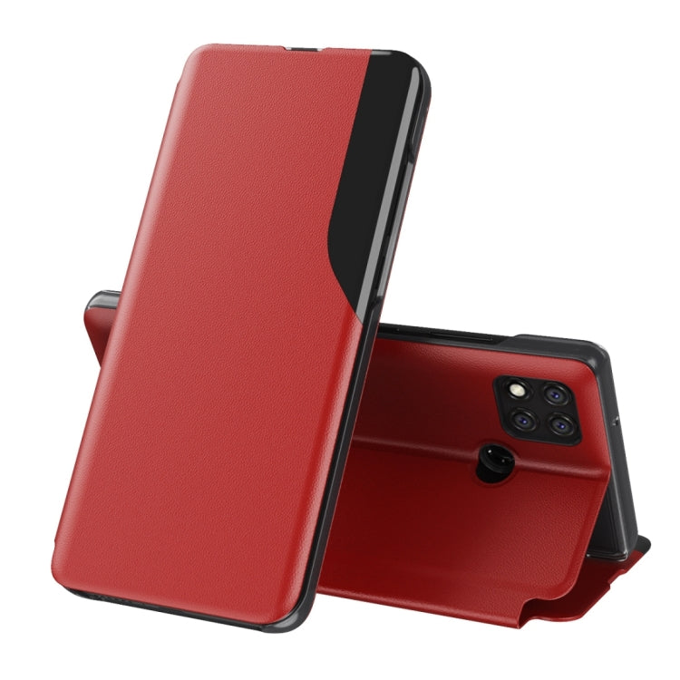 For Xiaomi Redmi 9C Attraction Flip Holder Leather Phone Case
