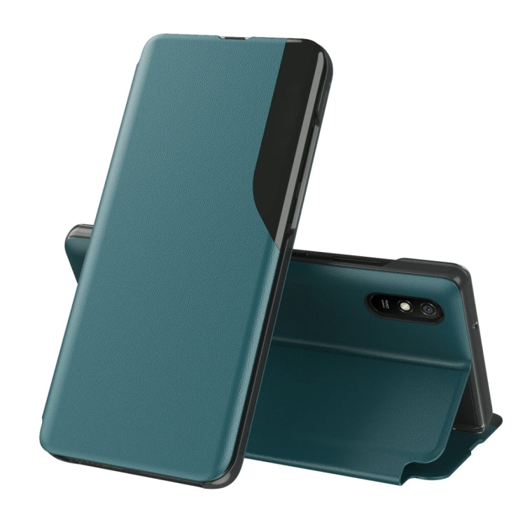 For Xiaomi Redmi 9A Attraction Flip Holder Leather Phone Case