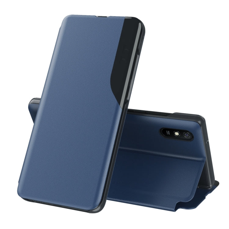 For Xiaomi Redmi 9A Attraction Flip Holder Leather Phone Case