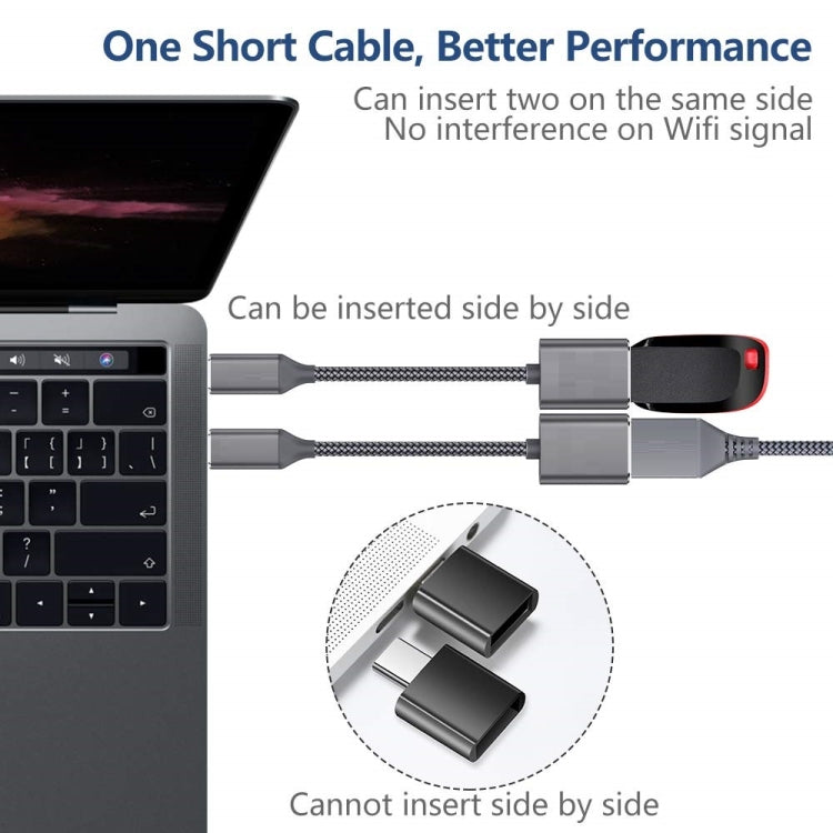 Type-C / USB-C to USB OTG Adapter Cable