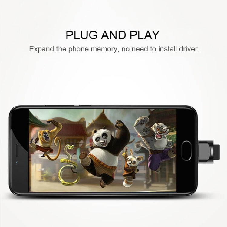 XQ-ZH007 Type-C / USB-C to TF OTG Aluminum Alloy Card Reader