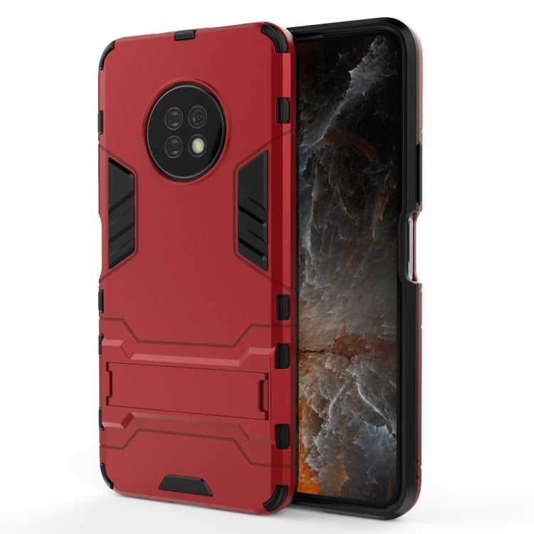 For Huawei Enjouy 20 Plus PC + TPU Two-in-one Invisible Bracket Shockproof Protective Case