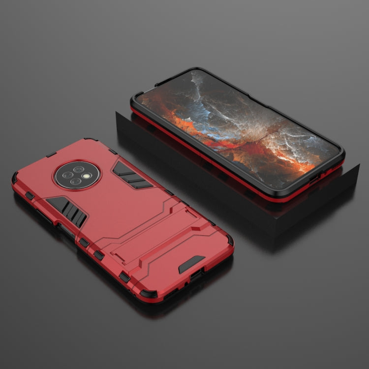 For Huawei Enjouy 20 Plus PC + TPU Two-in-one Invisible Bracket Shockproof Protective Case