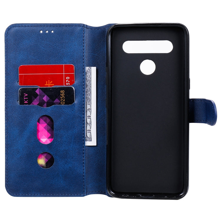 For LG K51S / Q51S Classic Calf Texture PU + TPU Horizontal Flip Leather Case, with Holder & Card Slots & Wallet