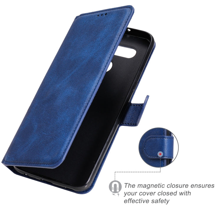 For LG K51S / Q51S Classic Calf Texture PU + TPU Horizontal Flip Leather Case, with Holder & Card Slots & Wallet