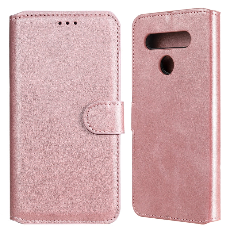 For LG K51S / Q51S Classic Calf Texture PU + TPU Horizontal Flip Leather Case, with Holder & Card Slots & Wallet