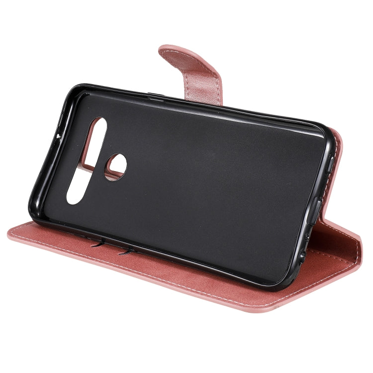 For LG K51S / Q51S Classic Calf Texture PU + TPU Horizontal Flip Leather Case, with Holder & Card Slots & Wallet