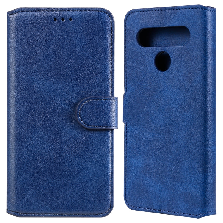 For LG K61 Classic Calf Texture PU + TPU Horizontal Flip Leather Case, with Holder & Card Slots & Wallet