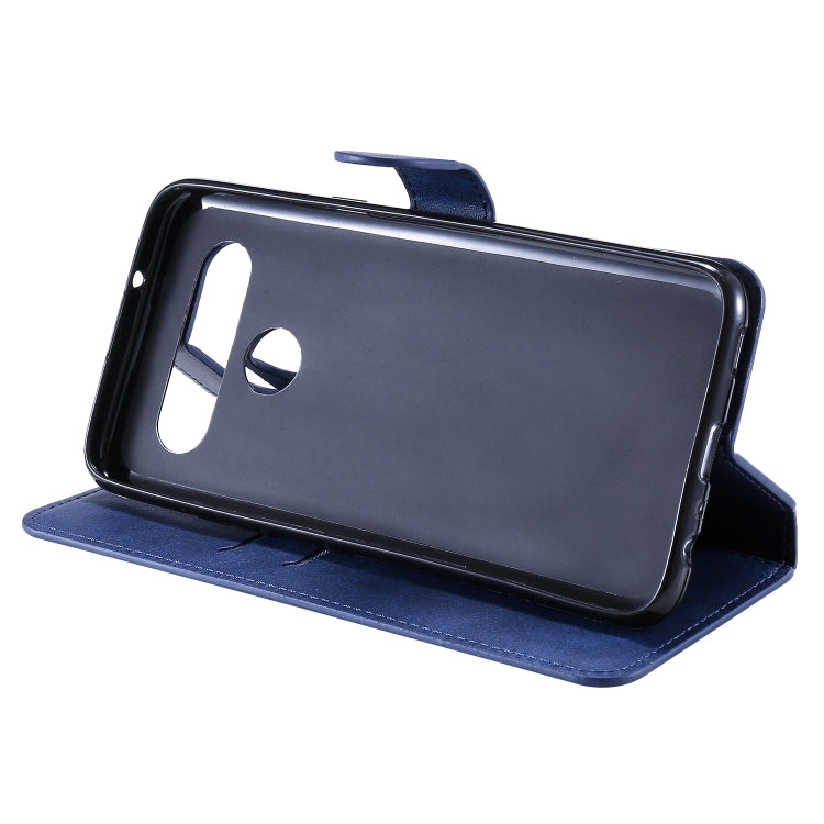 For LG K61 Classic Calf Texture PU + TPU Horizontal Flip Leather Case, with Holder & Card Slots & Wallet