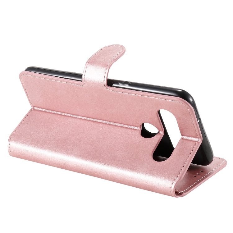 For LG K61 Classic Calf Texture PU + TPU Horizontal Flip Leather Case, with Holder & Card Slots & Wallet