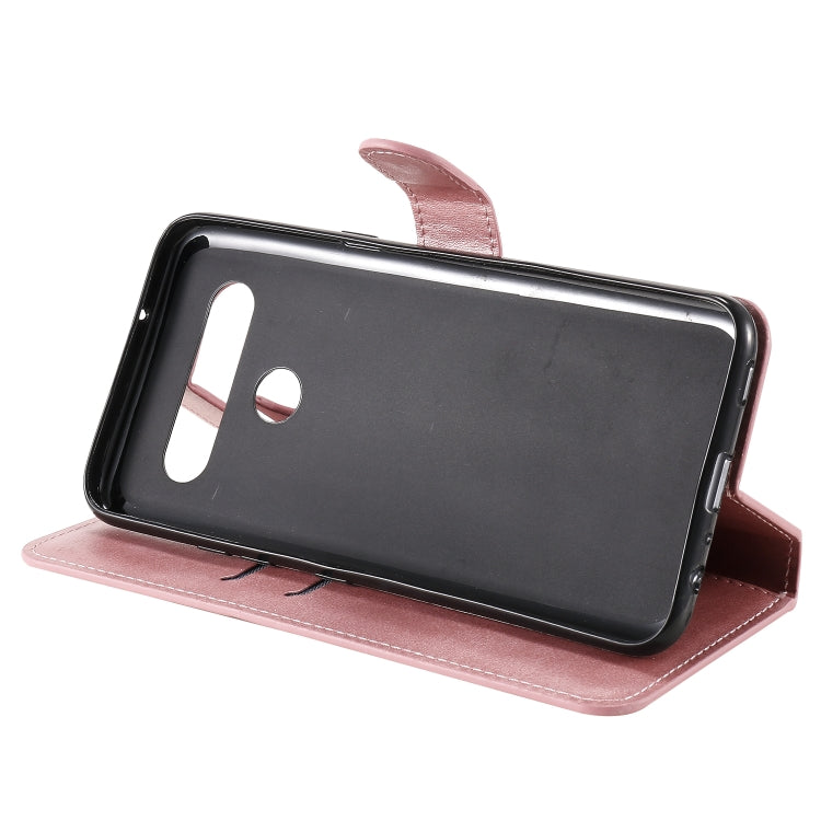 For LG K61 Classic Calf Texture PU + TPU Horizontal Flip Leather Case, with Holder & Card Slots & Wallet