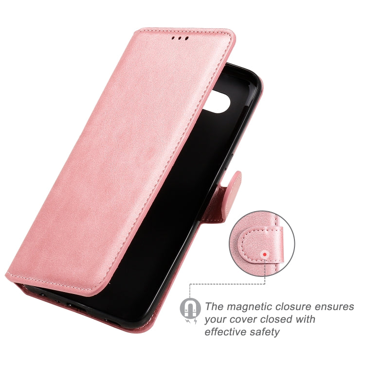 For LG K61 Classic Calf Texture PU + TPU Horizontal Flip Leather Case, with Holder & Card Slots & Wallet
