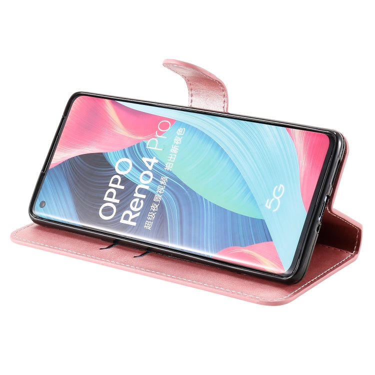 For OPPO Reno4 Pro 5G Classic Calf Texture PU + TPU Horizontal Flip Leather Case, with Holder & Card Slots & Wallet