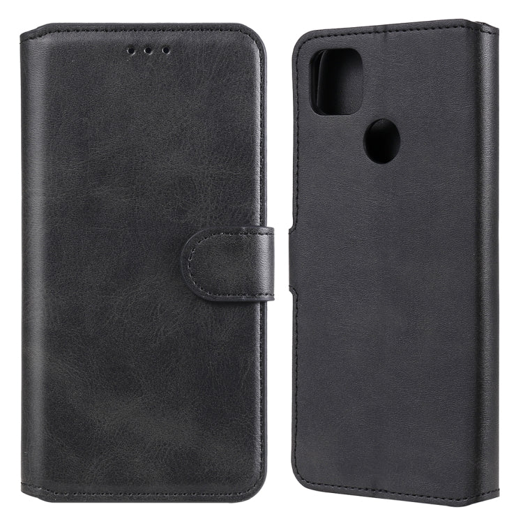 For Xiaomi Redmi 9C Classic Calf Texture PU + TPU Horizontal Flip Leather Case, with Holder & Card Slots & Wallet