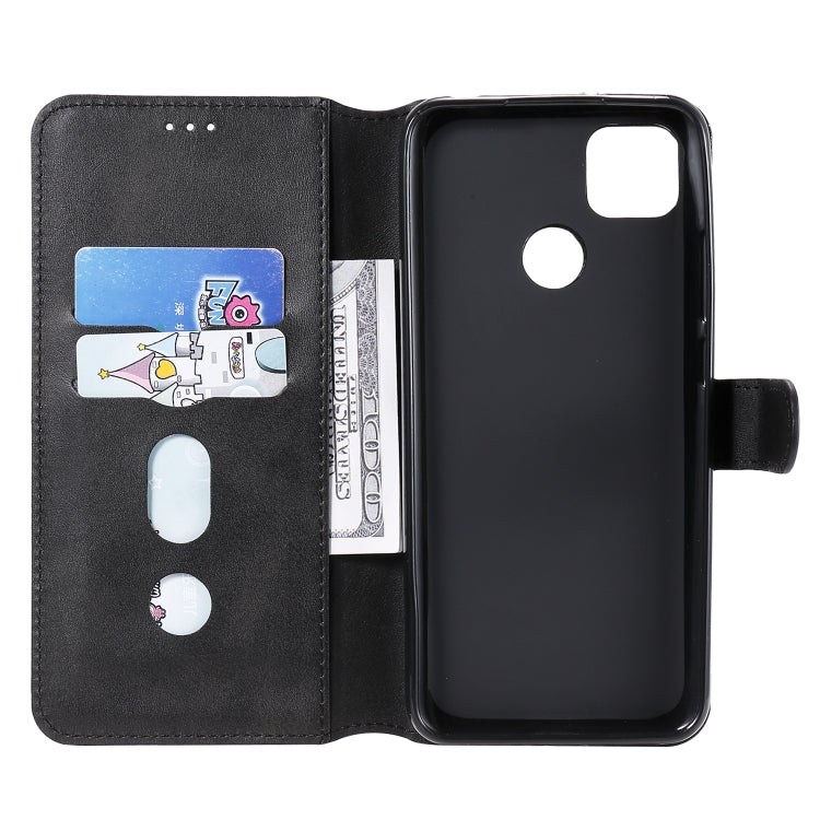 For Xiaomi Redmi 9C Classic Calf Texture PU + TPU Horizontal Flip Leather Case, with Holder & Card Slots & Wallet
