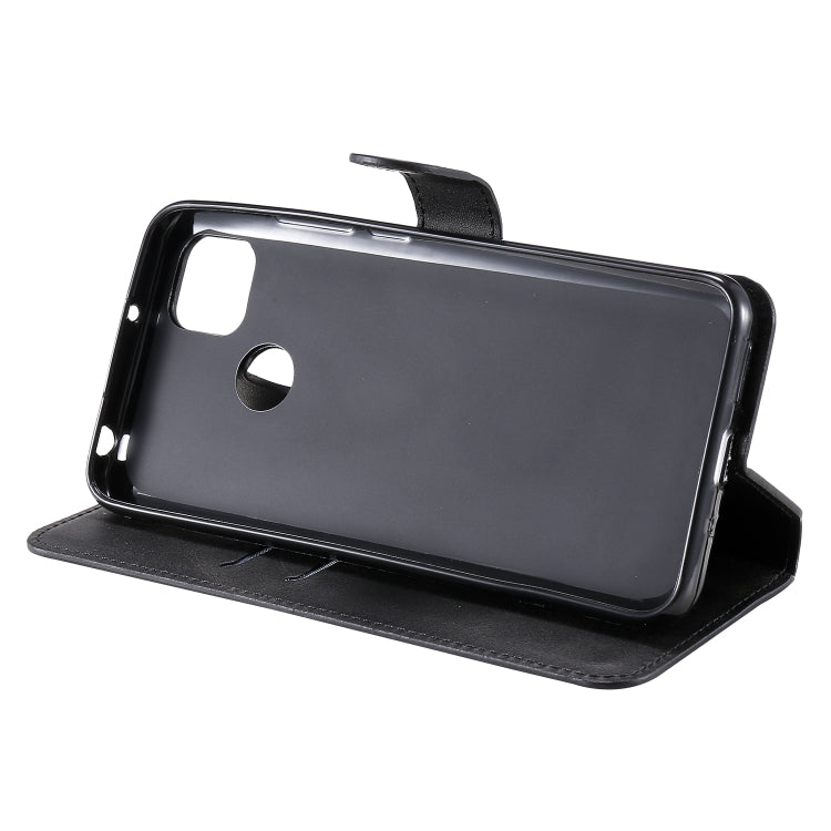 For Xiaomi Redmi 9C Classic Calf Texture PU + TPU Horizontal Flip Leather Case, with Holder & Card Slots & Wallet