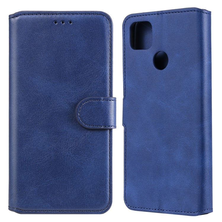 For Xiaomi Redmi 9C Classic Calf Texture PU + TPU Horizontal Flip Leather Case, with Holder & Card Slots & Wallet
