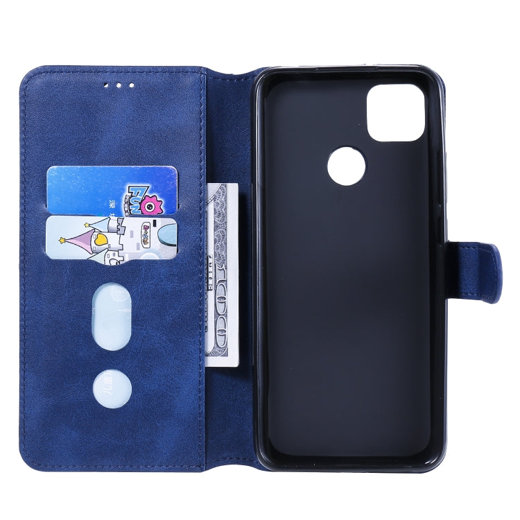 For Xiaomi Redmi 9C Classic Calf Texture PU + TPU Horizontal Flip Leather Case, with Holder & Card Slots & Wallet