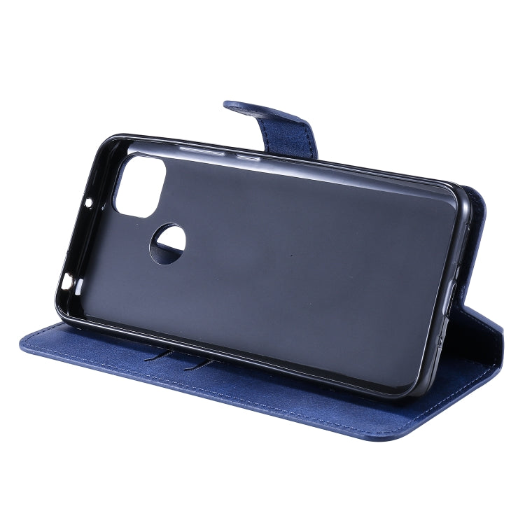 For Xiaomi Redmi 9C Classic Calf Texture PU + TPU Horizontal Flip Leather Case, with Holder & Card Slots & Wallet