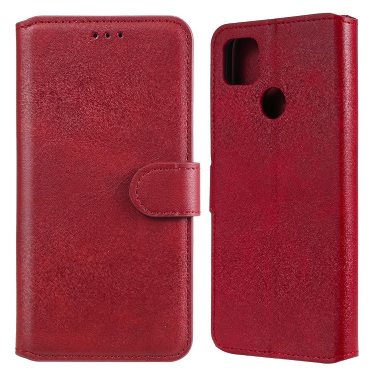 For Xiaomi Redmi 9C Classic Calf Texture PU + TPU Horizontal Flip Leather Case, with Holder & Card Slots & Wallet
