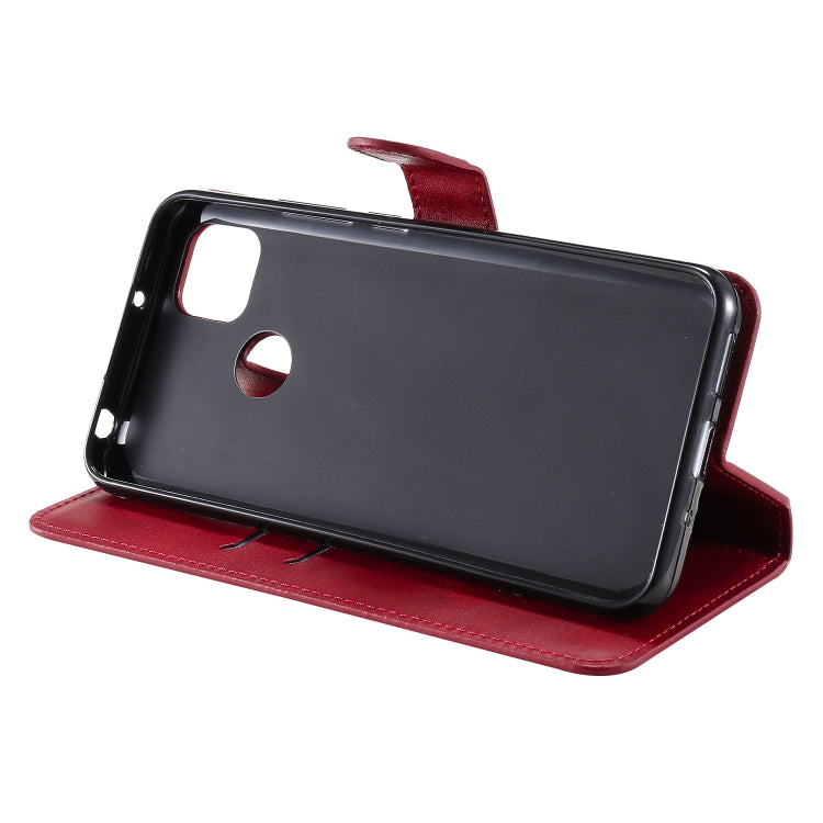 For Xiaomi Redmi 9C Classic Calf Texture PU + TPU Horizontal Flip Leather Case, with Holder & Card Slots & Wallet