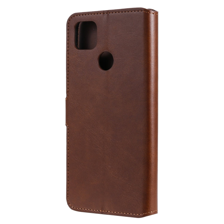 For Xiaomi Redmi 9C Classic Calf Texture PU + TPU Horizontal Flip Leather Case, with Holder & Card Slots & Wallet