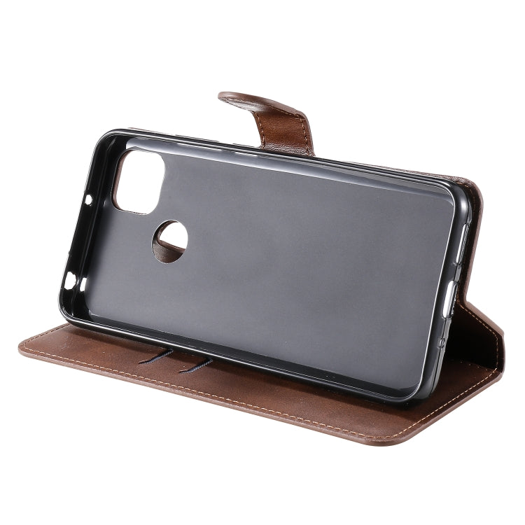 For Xiaomi Redmi 9C Classic Calf Texture PU + TPU Horizontal Flip Leather Case, with Holder & Card Slots & Wallet