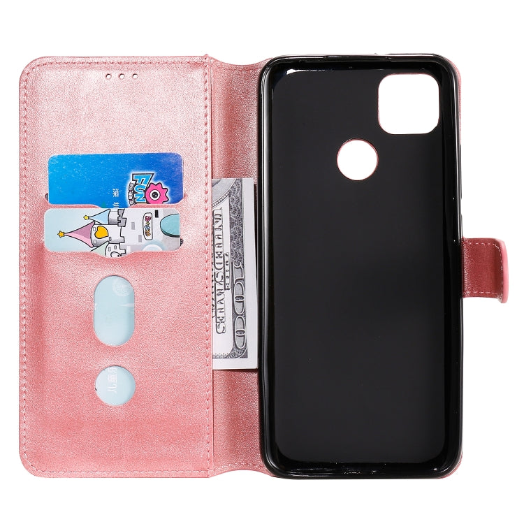 For Xiaomi Redmi 9C Classic Calf Texture PU + TPU Horizontal Flip Leather Case, with Holder & Card Slots & Wallet