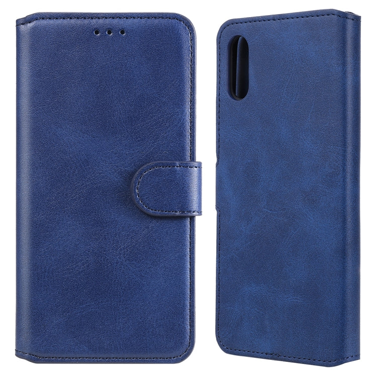 For Xiaomi Redmi 9A Classic Calf Texture PU + TPU Horizontal Flip Leather Case, with Holder & Card Slots & Wallet